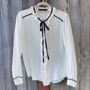 Zara Button Down Blouse